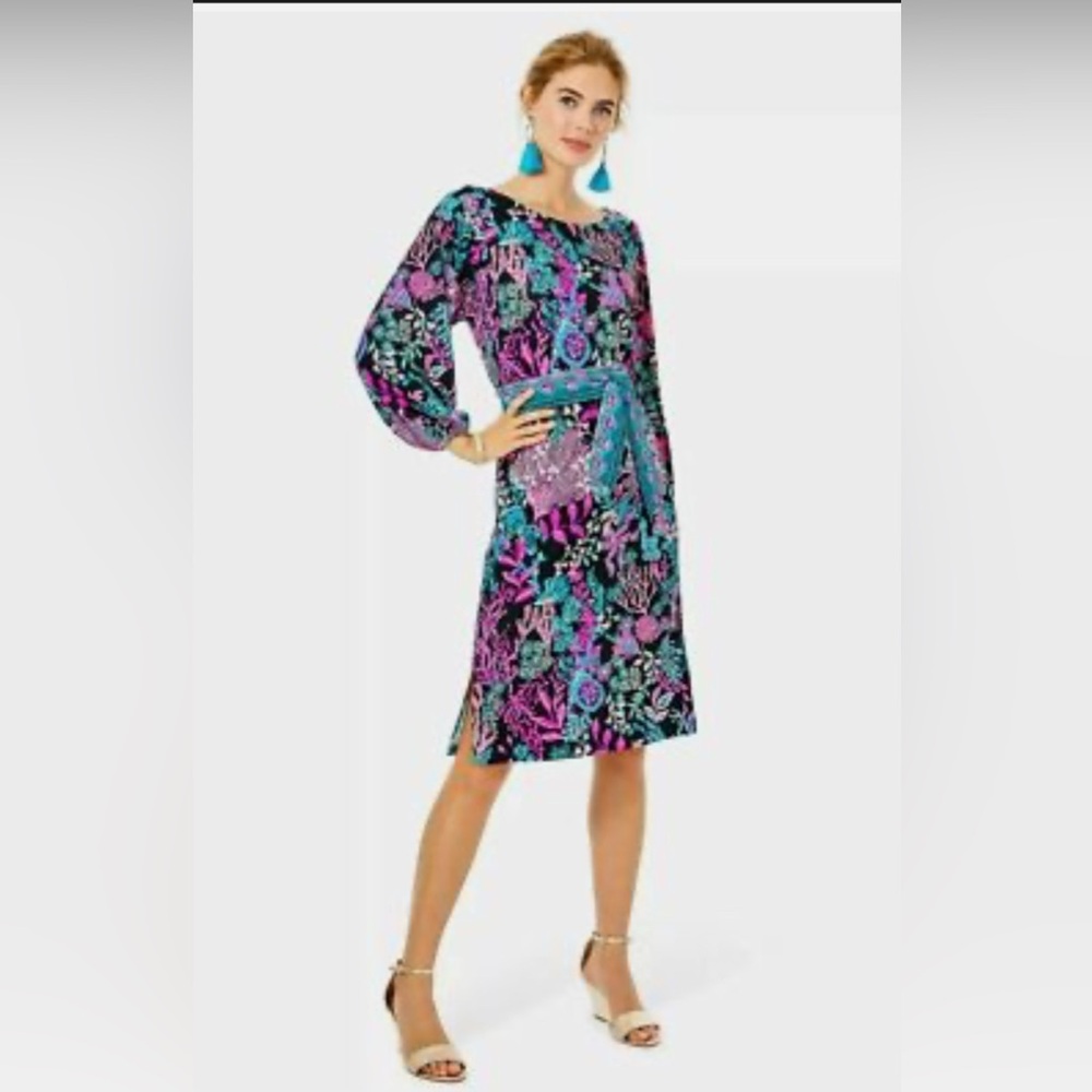 NWT Lilly Pulitzer M Shae KNEE LENGTH  dress NWT gorgeous and rare